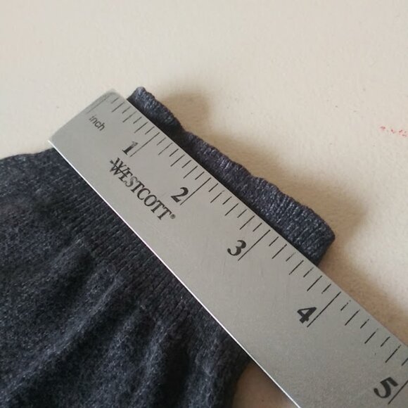 Knightsbridge men's size L dark gray sweater - Picture 9 of 15